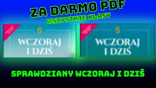 Wczoraj i dziś sprawdziany za darmo [upl. by Cirdnek]