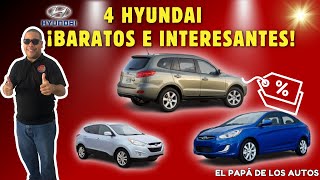 4 HYUNDAI baratos que son interesantes [upl. by Evyn]