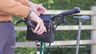 From billboard to front handlebar see how quotTheBromptonGuyquot review it bikebag cyclinggear review [upl. by Adnalor]