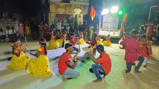 Kolatam dance in Gorlamudiveedu village Ganesh Chaturthi festival celebration [upl. by Nareik]