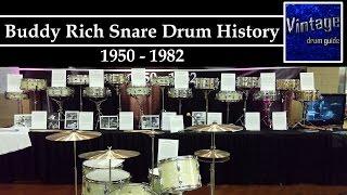 The Snare Drums Of Buddy Rich History Display by TommyP [upl. by Krystyna281]