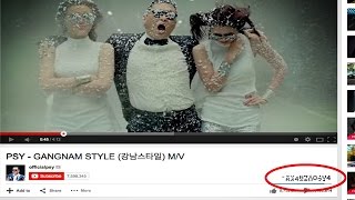 Gangnam Style Breaks YouTube [upl. by Drawd]