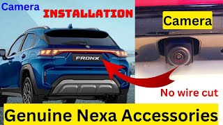 Fronx rear camera installation  fronx rear camera  Fronx Accessories  Maruti suzuki Fronx 2024 [upl. by Suiram231]