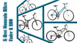 5 Best Mountain Bikes Under 200 Dollar  Best Cheap Mountain Bike in 2017  Womens Mountain Bike [upl. by Gottwald]