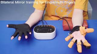 How to Perform Single Finger Training with SYREBO Soft Robotic Rehabilitation Glove C11 [upl. by Puff]