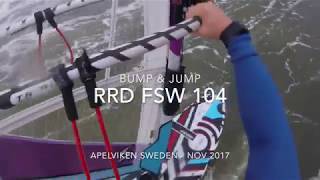 Windsurfing  Winter Bump amp Jump at Apelviken Sweden [upl. by Ahsitruc89]