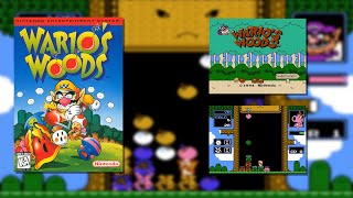 Warios Woods NES 1994 gameplay [upl. by Mailli812]