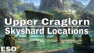 ESO  Upper Craglorn Skyshard Locations Description [upl. by Audrie244]