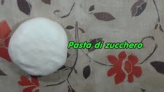 pasta di zucchero con il bimby kamipucca [upl. by Courtnay]