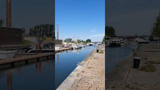 In HasseltBelgium Boat Port trendingshorts shortvideo travel boat viralvideo viralshorts [upl. by Orsini908]