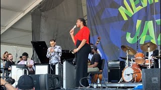 Samara Joy  You Stepped Out Of A Dream Brown  Day 2 of 2024 Newport Jazz Festival 11 [upl. by Elephus]