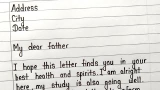 Write a letter to father requesting him to send some money [upl. by Rovert799]