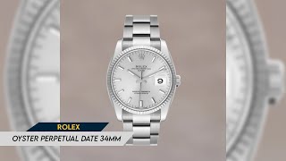 Rolex Oyster Perpetual Date 34mm [upl. by Ahcim]