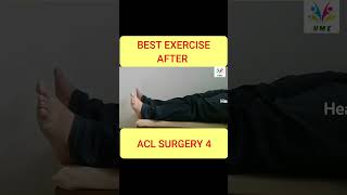 BEST EXERCISE AFTER ACL SURGERY 4  SHORTS  HEALTH MADE EASY [upl. by Asp]