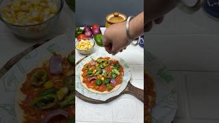 No oven no yeast pizza at home 🏠 🍕  shorts youtubeshorts pizza [upl. by Lleira]