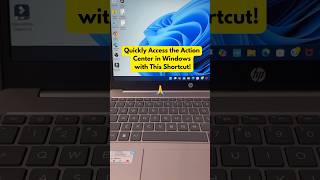 How to Open the Action Center with a Shortcut ✌️ techtips techtutorial windowstips shortstutor [upl. by Marsh]