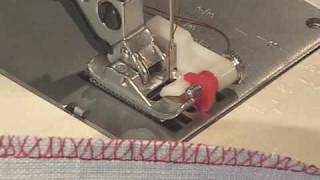 Pfaff Sewing Machine Adjustable Overcast Foot [upl. by Trudnak]