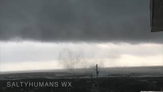 MULTIPLE TORNADIC WATERSPOUTS Cross Perdido Key amp Gulf Shores May 13 2024 [upl. by Irianat]