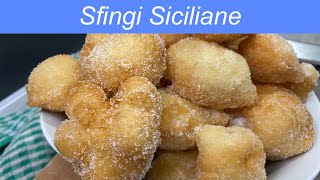 Sfingi di San Giuseppe  Dolci Siciliani  Dolci Fritti siciliani  Sfinge  Spincioni [upl. by Jorgensen]