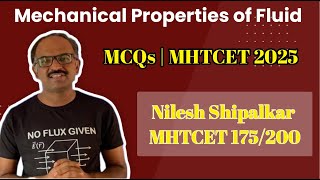 Mechanical Properties Of Fluid  MHTCET  MCQs [upl. by Petr]