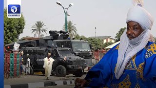 Police Barricade Emir Sanusi II’s Palace Restrict Movement [upl. by Erdua]