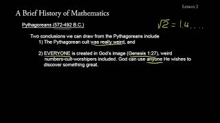 Shormann Pre Algebra Lecture 2 [upl. by Yaeger]