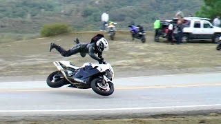 Honda F4i Highside Motorcycle Crash [upl. by Jeritah]