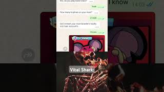 Vital Shark is crazy💀😭VITALxSHARK fyp brawlstars moe [upl. by Liban]