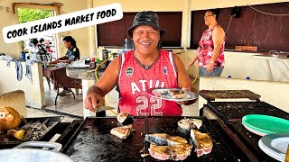 Local market food tour in RAROTONGA COOK ISLANDS [upl. by Moorefield158]