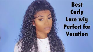 A Lit vacay CURLY wig ft Reshine Hair  PETITESUE DIVINITII [upl. by Elvera]