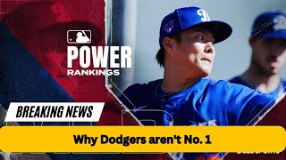 MLB rumorsWhy Dodgers arent No1 heading into 2024 spring training Yankees just outside top five [upl. by Anaic]