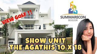 SUMMARECON BOGOR  THE AGATHIS 10 x 18 Premium  GOLF VIEW [upl. by Ailis]