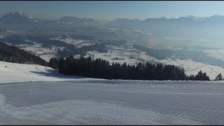 Bolsterlang Ski  Schöne Abfahrt im Allgäuer Bolsterlang Talabfahrt [upl. by Amabil475]