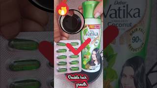 Boost Your Hair Growth with Vatika Oil and Vitamin E Capsules [upl. by Yelrehs]