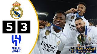 Real Madrid vs Al Hilal 53 All Goals amp Extended Highlights 2023 HD Club World Cup Final [upl. by Brie]