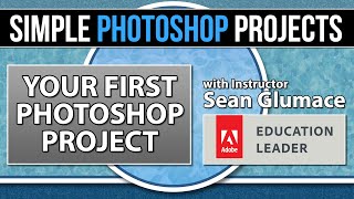 Your First Photoshop Project  Simple Photoshop Projects [upl. by Oyr892]