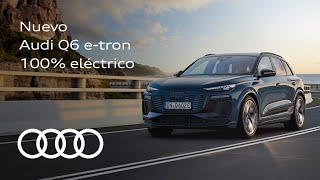 Nuevo Audi Q6 etron 100 eléctrico [upl. by Topper]