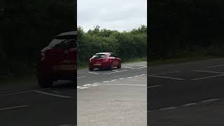 Supercharged Alfa Romeo brera S V6 accelerates leaving a car show v6 Simplyitalian acceleration [upl. by Ahsiloc]