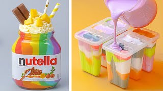 Quick and Easy Rainbow Cake Recipes  Awesome DIY Homemade Dessert Ideas For A Weekend Party 2 [upl. by Terrie51]