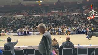 Dinuba High School Boys Basketball Valley championship 2024 vs Mission Prep Introductions [upl. by Araht54]