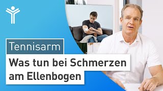 Tennisarm selbst behandeln Experten Tipps und Übungen von Dr Stefan Preis [upl. by Ataga]