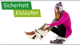 EislaufTutorial Sicherheit – Schlittschuhe Handschuhe Kufen [upl. by Bainbrudge855]