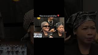 Lisas family react to her song lisa rockstar fyp blackpink shorts [upl. by Weinshienk]