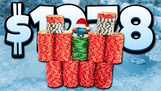 Making PILES OF CASH at Texas 12 Low Stakes 200hr  Wolfmas Poker Day 1 [upl. by Encratis]