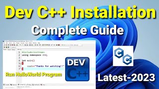 How to download and install Dev C in Windows 10 DevC windwos10 [upl. by Darwin910]