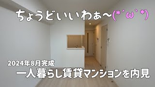 2024年8月新築の鉄筋賃貸マンション✨1LDK間取りのお部屋は一人暮らしにピッタリ⭐松山市のRC賃貸物件をルームツアーウィズみきゃん [upl. by Donaugh]