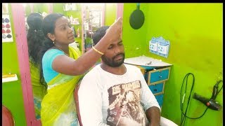 ASMR Relaxing Soft Head massage  Indian Saloon Massage [upl. by Anawqahs]