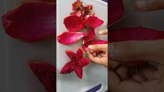 Dragon Fruit Carving fruit shorts trending [upl. by Mersey877]