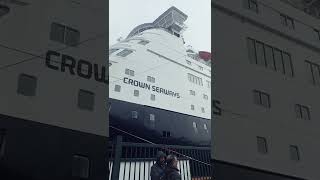 Cruise ferry operated by DFDSOslo sea portvision voyageTravelShorts [upl. by Eeliab523]