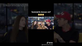 Yanindaki Annen mi 😂😂😱  Kerimcan Durmaz Clips [upl. by Wills707]